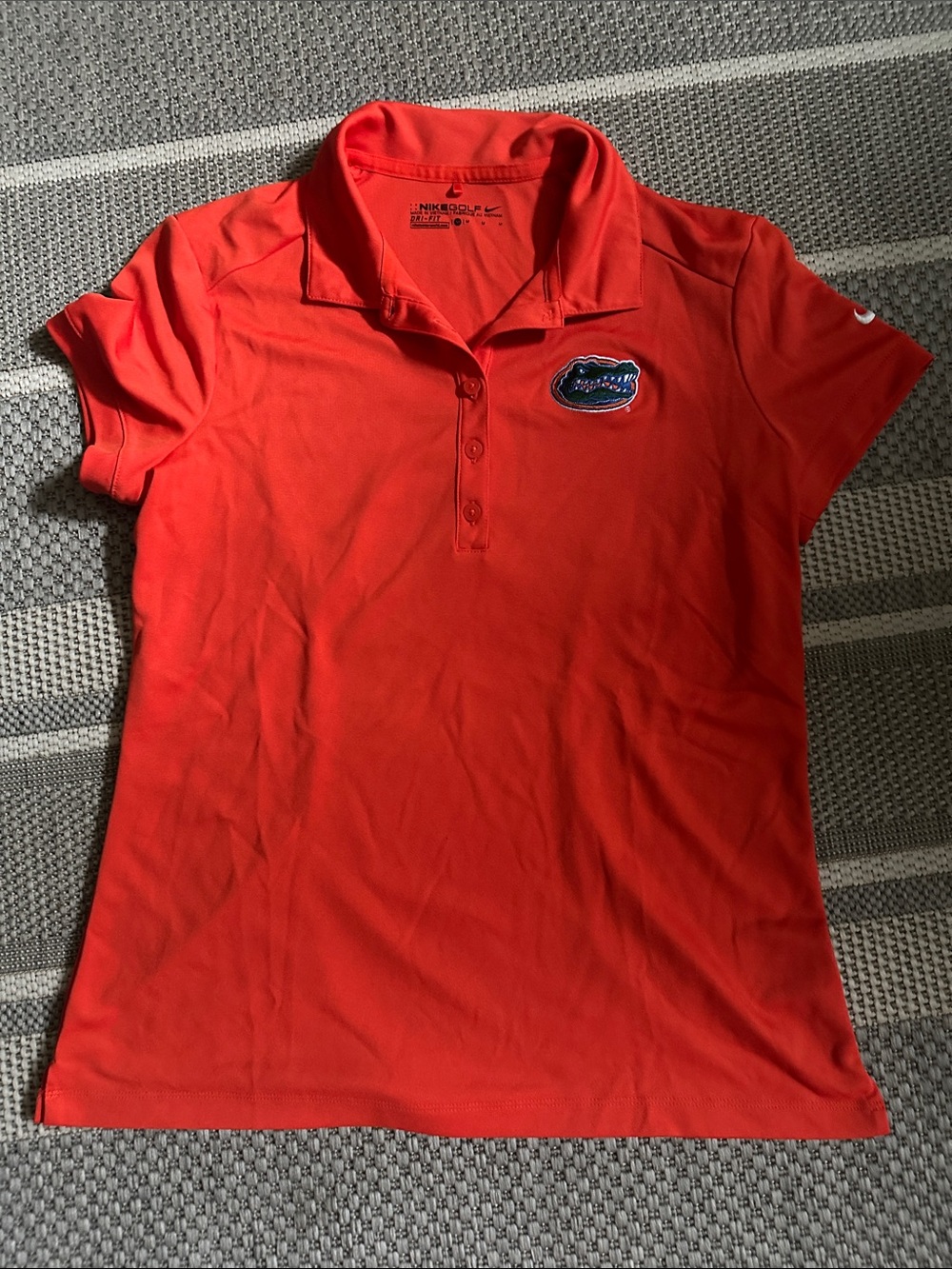 Nike Women’s Florida Gators Short-Sleeve Golf Polo ~ Medium